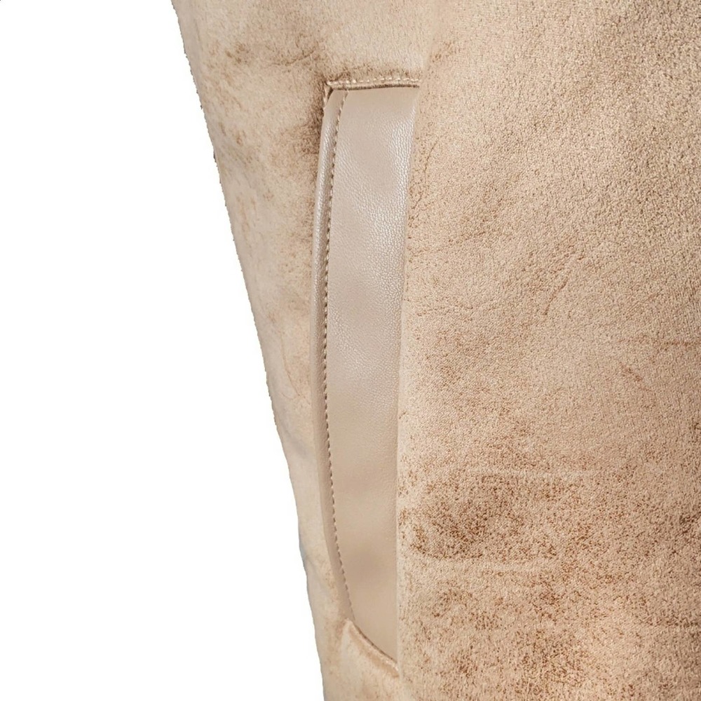 Avec Les Filles Asymmetrical Faux Shearling Coat - Picture 5 of 10